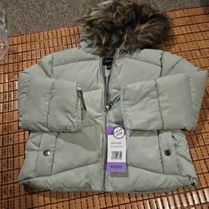 Rothschild Youth Girls Puffer Jacket  ~ GREEN